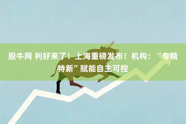 股牛网 利好来了！上海重磅发布！机构：“专精特新”赋能自主可控
